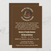 グリルの時間招待状 招待状 (正面/裏面)