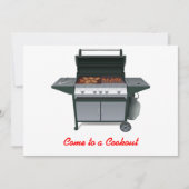 グリルの時間 招待状 (正面)