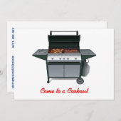 グリルの時間 招待状 (正面/裏面)