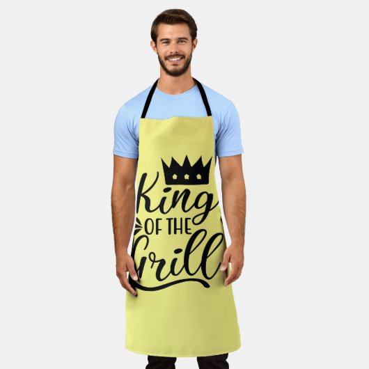 グリルの王 エプロン (着用した状態)