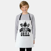 グリルの王 エプロン (着用した状態)