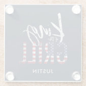 グリルの王 ガラスコースター (裏面)