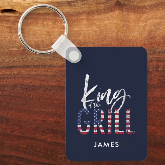 グリルの王 キーホルダー (正面)