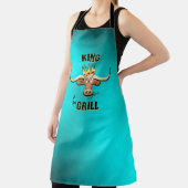 グリルの王 – コミカルなステア エプロン (インサイチュ)
