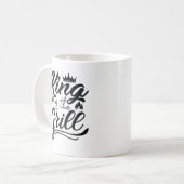グリルの王 コーヒーマグカップ (正面左)