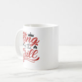 グリルの王 コーヒーマグカップ (正面左)