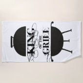 グリルの王 ビーチタオル (正面)