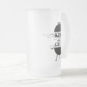 グリルの王 フロストグラスビールジョッキ (正面右)