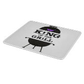 グリルの王、黒い紫の冠 カッティングボード (角)