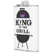 グリルの王、黒い紫の冠 フラスク (左)