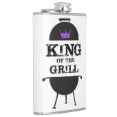 グリルの王、黒い紫の冠 フラスク (右)