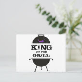 グリルの王、黒い紫の冠 ポストカード (スタンド正面)