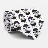 グリルの王、黒紫の王冠 ネクタイ (ロール)