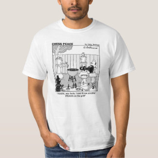 "グリルの車海老"のチェスの平和漫画 Tシャツ