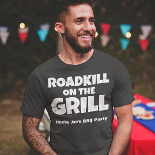 グリルのRoadkill -おもしろいなBBQのパーティー Tシャツ