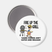 グリルを焼く マグネット (正面/裏面)