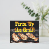 グリルを焼け!BBQパーティー 招待状 (スタンド正面)