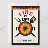 グリルを熱くしよう 招待状 (正面)