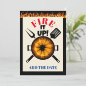 グリルを熱くしよう 招待状 (スタンド正面)