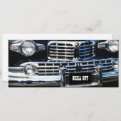 グリルアウトパーティークラシックオートショーカー招待状 招待状 (正面/裏面)