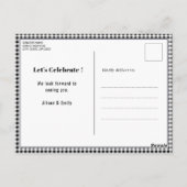 グリルアンドチルファーザーズデイBBQパーティの招待状 ポストカード (裏面)