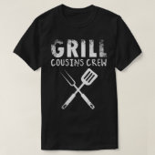 グリルエイシズクルーBBQファミリー懇親会おもしろいBBQミー Tシャツ (デザイン正面)