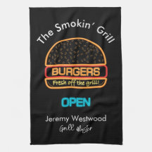 グリルキッチンタオル裏庭グリルマスターバーガー