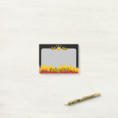 グリルキングクラウン ポストイット (デスク上)