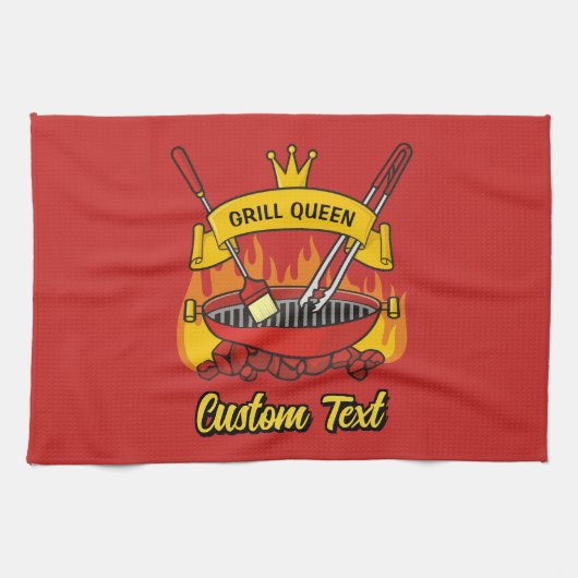 グリルクイーン キッチンタオル (横)