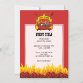 グリルクイーン マグネット招待状 (正面)