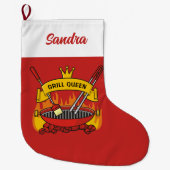 グリルクイーン ラージクリスマスストッキング (正面)