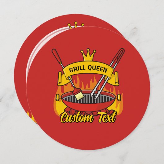 グリルクイーン 招待状 (正面/裏面)