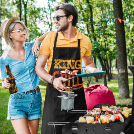 グリルグラフィックのキング エプロン