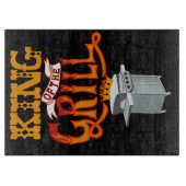 グリルグラフィックのキング カッティングボード (正面)