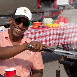 グリルグラフィックのキング キャップ