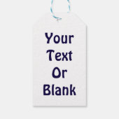 グリルジョル – ブルーカリブー(トナカイ) ギフトタグ (裏面)