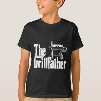 グリルスモーカーとグリルシェフ グリルファーザー グリル料理 Tシャツ