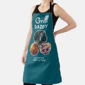 グリルダディモダンオーバル3 Photo Father's Day エプロン (インサイチュ)