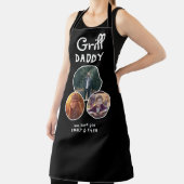 グリルダディモダンオーバル3 Photo Father's Day エプロン (インサイチュ)