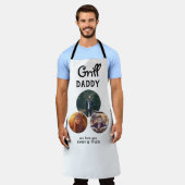 グリルダディモダンオーバル3 Photo Father's Day Apro エプロン (着用した状態)