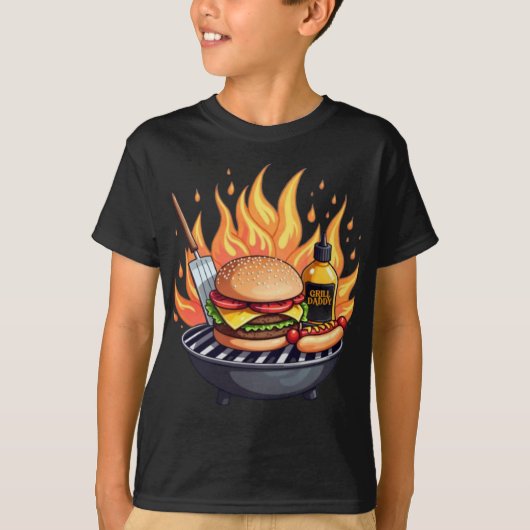 グリルダディBBQマスター Tシャツ (正面)