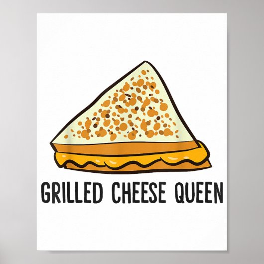 グリルチーズクイーンおもしろいグリルチーズ ポスター (正面)