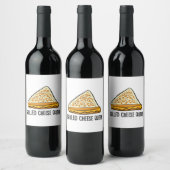 グリルチーズクイーンおもしろいグリルチーズ ワインラベル (ボトル)