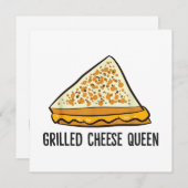 グリルチーズクイーンおもしろいグリルチーズ 招待状 (正面/裏面)