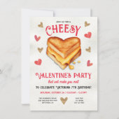 グリルチーズバレンティンガレンティンデーパーティー 招待状 (正面)
