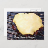 グリルチーズバーガーカード ポストカード (正面/裏面)
