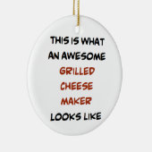 グリルチーズメーカー素晴らし、 セラミックオーナメント (右)