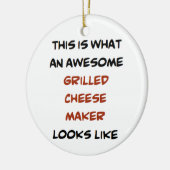 グリルチーズメーカー素晴らし、 セラミックオーナメント (左)