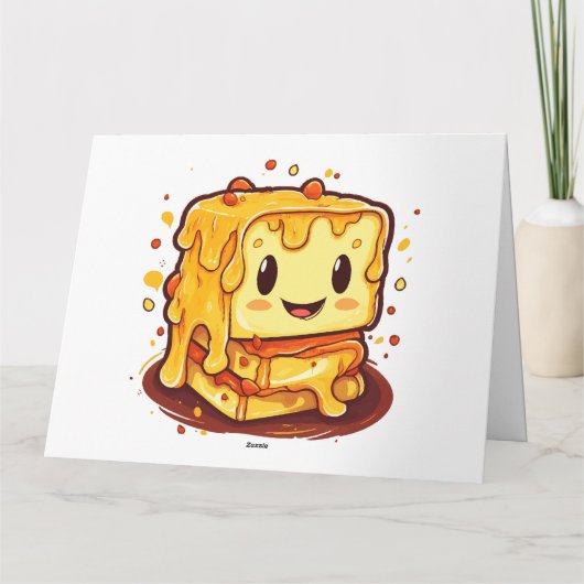 グリルチーズ好き カード (裏面)