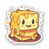 グリルチーズ好き シール (正面)